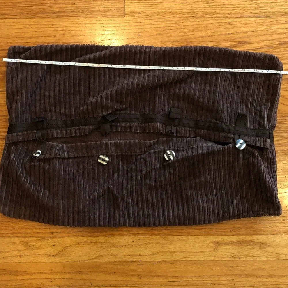 Brown Corduroy Pillow Cover Set